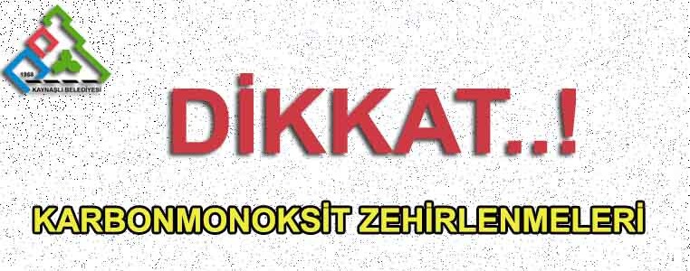 Karbonmonoksit Zehirlenmelerine Karşı Dikkatli Olunuz