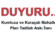 Kumluca Mahallesi G26B22A – G26B22A3C – G26B22A4D Karaçalı Mahallesi G26B22B – G26B22B4D Pafta Plan Tadilatı
