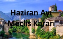 2025 YILI HAZİRAN AYI MECLİS KARARLARI TUTANAĞI